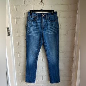 Madewell size 25 the high rise slim boyfriend jeans denim